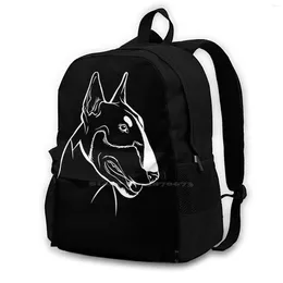 Backpack Bull Terries Dog Lover 3d Print Design Casual Bag Terrier Breed