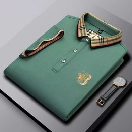 New Spring luxury Italian men's T-shirt Designer Polo Shirt High Street Embroidery Pony Print clothing Men's brand Polo shirt 8 color size S-4XL