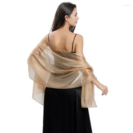 Scarves Pure Colour Women Shawls Wraps For Evening Dresses Bridal Bridesmaid Wedding Bolero Shawl Lady Party Capes Decoration Scarf