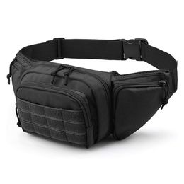 UACTICAL Waist Bag Gun Holster Fanny Pack Sling Shoulder Bag Outdoor Chest Assult Pack Concealed Pistol Carry Holster 220607 2717