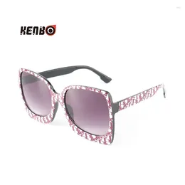 Sunglasses Kenbo Oversized Square Frame Sunglass Fashion Trendy Colorful Men Women Eyewear Vintage Designer UV400 Shades