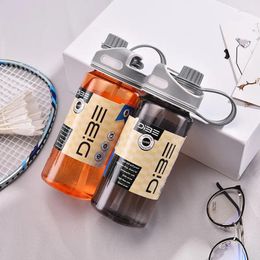 Water Bottles 500ml Sports Transparent Bottle Portable Travel Clear Leak Proof Drinking For Women Man