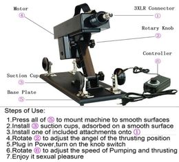 FREDORCH Automatic With Dildo Attachments Female Masturbation Pumping Gun Sex Product Toy For Women Vibrator Machine Y03207331203