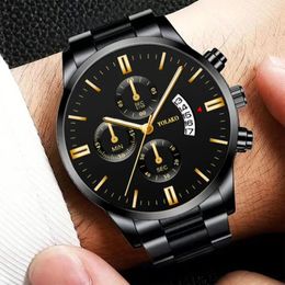 Wristwatches High Quality Quartz Watch Dial Value Display Business And Leisure Waterproof For Sports Running Outdoor Work