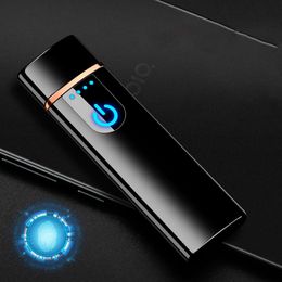 Mini Usb Rechargeable Lighter Windproof Touch Induction Electric Heating Wire Cigarette Lighter
