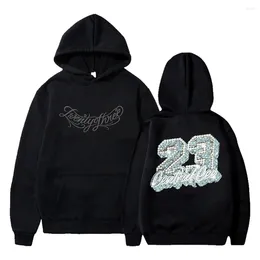 Men's Hoodies 23 And Women's Central Jacket Long Sleeve Sweatshirt Hoodie World Tour Hip Hop Pullover Tops Fashion 2024