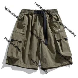 Men's Designer Pants Jeep Shorts Cargo Pockets Work Cargo Pants Womens Summer Sweatpants Multi-function Thigh Pants Hellstart Short Casual Loose Stone Shorts 286