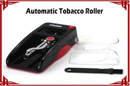 sp New Automatic Tobacco Cigarette Rolling Roller easy operate blue and red Automatic add Auto Cigaret DIY Makeer Machine7655744