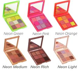 9 Colours eyeshadow palette Nude pink green Orange Light Medium Rich Shadow4110954