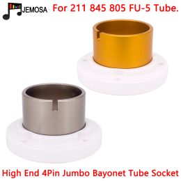 Amplifier 1PC EIZZ High Quality 4Pins Jumbo Ceramic Valve Tube Socket Base For 211 805 845 FU5 810 Vacuum Tube Amplifier Audio HIFI DIY