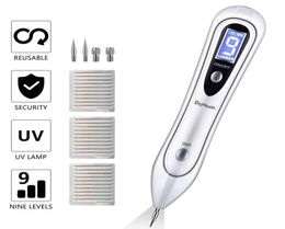 Skin Tag Removal Pen UV LED 9 Adjustable Modes Remover with30 Fine Needles Skin Tags for Warts Remover Spot Tattoo Body Freckle3818086