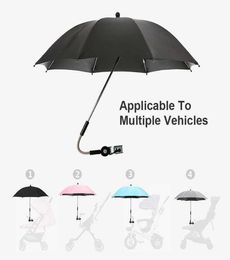 Universal Parasol for Pushchairs and Buggies Pushchair Umbrella for Sun and with Rain Cover Sun Protection Stroller Umbrella H10154698943
