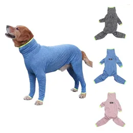 Dog Apparel Elastic Clothes Warm Cozy Winter With Elbow Pads For Big Dogs Easy To Wear Pullover Design Soft Labrador