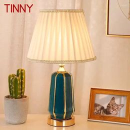 Table Lamps TINNY Contemporary Ceramics Lamp Luxurious Living Room Bedroom Bedside Desk Light El Engineering Decorative Lights