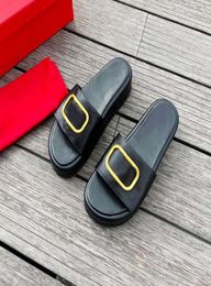 Designer slipper Women Slippers Luxury Sandals Brand Sandals Real Leather Flip Flop Flats Slide Casual Shoes Sneakers Boots by bra5661603