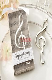 Fedex DHL Fast Shippig Whole Wedding Shower Party Favors Treble Clef Music Note Bottle Opener 50pcslot7412754