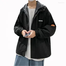 Men's Jackets Jacket Hong Kong Style Korean Smart Casual Zipper Windproof Baseball Uniform Flight Daily Wear