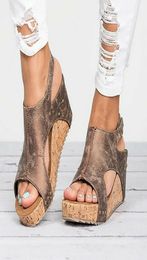 Sandálias de grife Cedas Sapatos Plataforma para mulheres saltos sandalias Mujer Summer Shoes Sandriles Sandálias Mulheres 20206235299