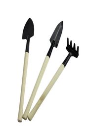 Mini Garden Tools Kit Small Shovel Rake Spade Wood Handle Metal Head Kids Gardener Gardening Plant Tool ZA25963987136