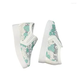 Casual Shoes Fashion Brethable Lace White Sneaker Summer Sneakers For Women Hidden Heel Wedge Platform Vulcanize Shoe Woman