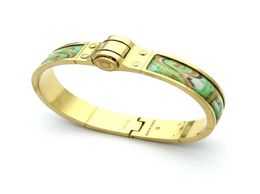 New arrival top brand Punk Men and Women Stainless Steel band bangle with green and purple and white Colour design3637530