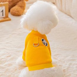 Dog Apparel Puppy Sweater Autumn Winter Fashion Cartoon Clothes Pet Sweet Desinger Pullover Small Harness Poodle Chihuahua Yorkshire