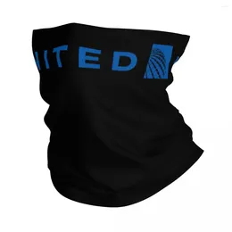 Scarves Fun U-United Airlines Bandana Neck Gaiter Motocross Face Scarf Running Unisex Adult All Season