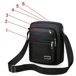 Men Crossbody Bags Male Multi-layer Sports Shoulder Bags Boy Messenger Pocket Outdoor Business Wallet Phone Handbags