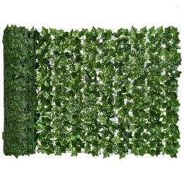 Decorative Flowers Artificial Sweet Potato Leaf Privacy Fence Hedge Decoration Suitable For Outdoor Garden