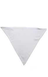 10pcs Bandanas Sublimation Blank White DIY Polyester Pet Dog Triangle Neck Scarf heat transfer Printing3535396