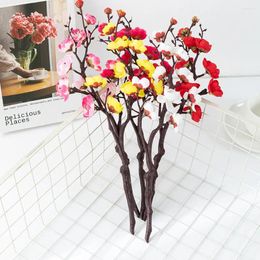 Decorative Flowers 5pieces Artistic Home Decor Artificial Flower Bouquets For Touch Of Elegance Adding