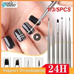 Table Lamps 1/3/5PCS Nail Art Liner Brush Brushes Gel Polish Uv Line Stripes Drawing Pen