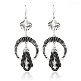 Dangle Earrings LOVBEAFAS Fashion Vintage Big Statement Bohemian For Women Ethnic Long Drop Fine Jewellery