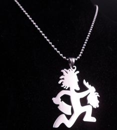 ship silver ICP Jewellery Fashion Stainless Steel Hatchetman Take Girls Heads Juggalette Pendant with 3mm 30 inch curb chain Ne2406455