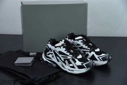 2023 Authentic Triple S 7.0 Designerschuhe Sneaker Tess Gomma Paris Speed ​​White Black Blue Purple Pink Plattform Outdoor Sport Sneakers Trainer mit Originalbox