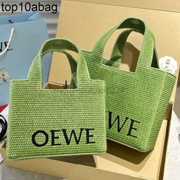 loeweee loewew handbag Designer Bag Women Anagram Basket luxury Bags Summer straw weaving Woman fashion tote bag Lady handbags backpack loewewwe