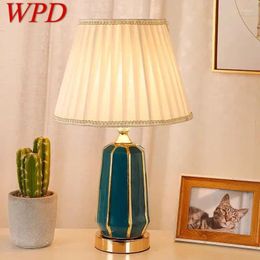 Table Lamps WPD Contemporary Ceramics Lamp Luxurious Living Room Bedroom Bedside Desk Light El Engineering Decorative Lights