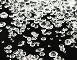 Party Decoration 4000PcsPack Confetti Wedding Decor Acrylic Crystals Supplies Celebration 2575mm Tiny Diamond Table Scatter4103007