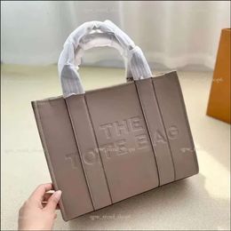 Designer Marc the Tote Women Handbag Shoulder Bag Leahter Canvas Crossbody Shopping Fashion Totes Bags Black Large Handbags Purse 614