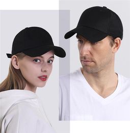 Classic Polo Style Baseball Cap All Cotton Made Adjustable Fits Men Women Low Profile Black Hat Unconstructed Dad4276530