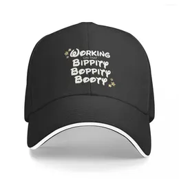 Ball Caps Working On That Bippity Boppity Booty- White A Baseball Hat