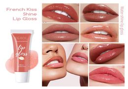 6 Colours Shine Lip Gloss Strawberry Lip Mud Glitter Mirror Water Glaze Sexy Lipstick Transparent Oil Maquillaje Makeup Lipgloss7360934