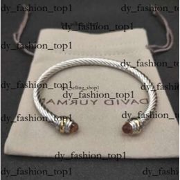 David Yurma Bracelet DY Bracelet Designer Cable Bracelet Fashion Jewelry For Women Men Gold Silver Pearl Head Cross Bangle Bracelet Dy Jewelry Man Christmas Gift 738