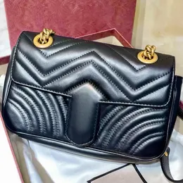 Designer Bag chain envelope Luxurys shoulder bag leather camera purse classic flap handbag large quilted bag mens sling pochette Clutch saddle tote Crossbody Bags