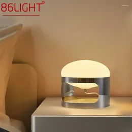 Table Lamps 86LIGHT Nordic Glass Lamp LED Creative Simplicity Bedside Desk Light For Home Living Bedroom Decor