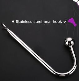 Anal Hook Stainless Steel Sex Toys for Man Metal Butt Hook Dilator Prostate Massager Device Anal BDSM Gay Fetish Toys8841994