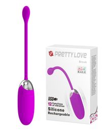 Pretty Love USB Rechargeable 10 Speed Vibrating Sex Love Eggs Bullet Vibrator Sex Toys Products for Woman Man Sex Massager S9245653068