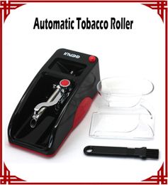 sp New Automatic Tobacco Cigarette Rolling Roller easy operate blue and red Automatic add Auto Cigaret DIY Makeer Machine4660852