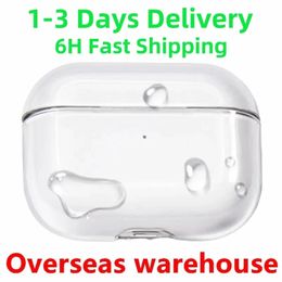 US Warehouse For Apple Airpods Pro 2 Air pods Pro 2 3 Earphones 2nd Headphone Accessories Silicone Protective Cover Apple Wireless Charging Box Shockproof Case