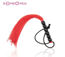 Erotic Sex Whip For Adult SM Games Leather Slave Spanking Bondage Flogger Whip Sex Toys For Couple Woman Man Sexy Adult Products C7003416